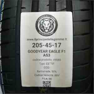 GOODYEAR EAGLE F1 ASYMMETRIC 3 205/45R17