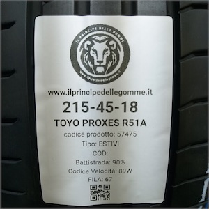 TOYO PROXES R51A 215/45R18