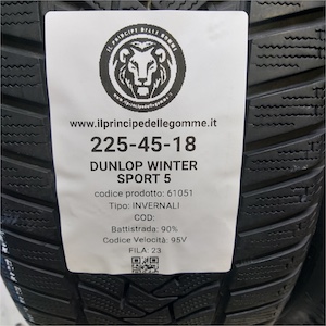 DUNLOP WINTER SPORT 5 225/45R18