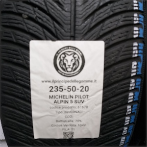 MICHELIN PILOT ALPIN 5 SUV 235/50R20