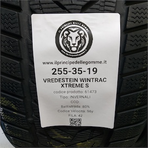 VREDESTEIN WINTRAC XTREME S 255/35R19