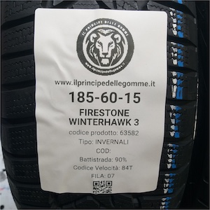 FIRESTONE WINTERHAWK 3 18560R15