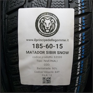 MATADOR MP92 SIBIR SNOW 185/60R15