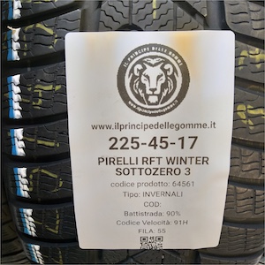 PIRELLI WINTER SOTTOZERO 3 RFT 225/45R17