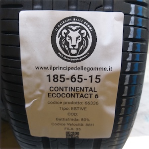 CONTINENTAL ECOCONTACT 6 185/65R15