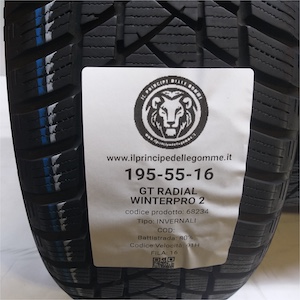 GT RADIAL WINTERPRO 2 195/55R16