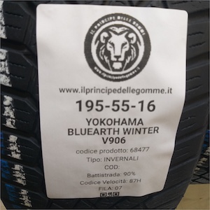 YOKOHAMA BLUEARTH WINTER V906 195/55R16