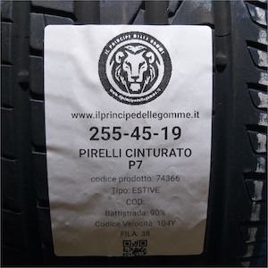 PIRELLI CINTURATO P7 255/45R19
