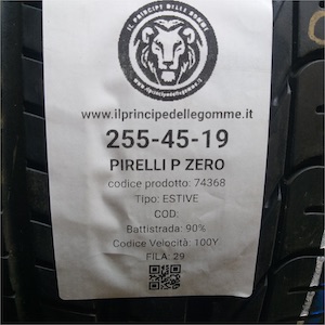 PIRELLI P ZERO 255/45R19