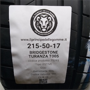 BRIDGESTONE TURANZA T005 225/45R19