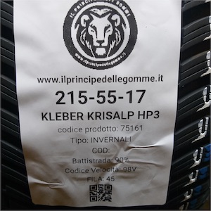 KLEBER KRISALP HP3 215/55R17