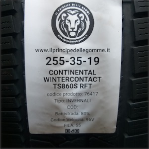 CONTINENTAL WINTERCONTACT TS860S RFT 255/35R19